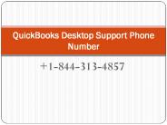 QuickBooks Desktop Support phone Number
