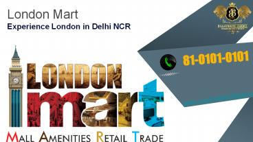 London Mart Commercial Project at Noida Extension – Call: 8101010101
