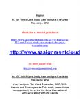 AC 557 Unit 5 Case Study Case Analysis The Great Recession NEW PowerPoint PPT Presentation