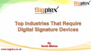 Electronic signature solutions for top industries