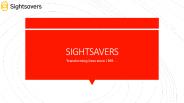 NGO for visually impaired||Sightsavers India
