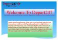 Online Flight Booking at Best Price | Depart247 PowerPoint PPT Presentation