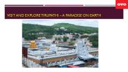 VISIT AND EXPLORE TIRUPATHI – A PARADISE ON EARTH