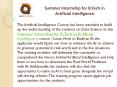 Summer Internship for B.Tech in Artificial Intelligence PowerPoint PPT Presentation