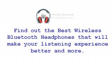 Best Rose Gold Headphones - Wireless Bluetooth Headphones