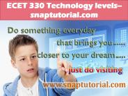 ECET 330 Technology levels--snaptutorial.com