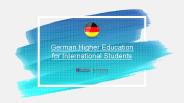 German Education System for International Students