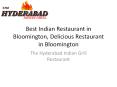 Indian Restaurant in Bloomington, Delicious Restaurant in Bloomington PowerPoint PPT Presentation