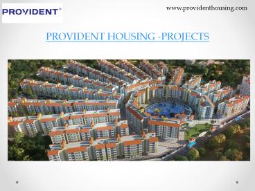 Affordable Projects in Bangalore | Flats in Hyderabad