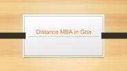 Distance MBA in Goa – MIT School of Distance Education