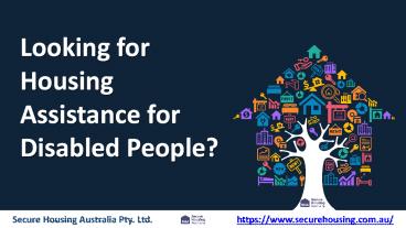 Looking for Housing Assistance for Disabled People?