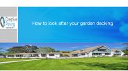 How to look after your garden decking