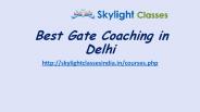 Best Gate Coaching in Delhi