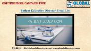 Patient Education Director Email Leads