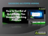 What to do when QuickBooks has stopped working ?