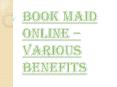 Various Advantages of Book Maid Online PowerPoint PPT Presentation