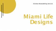 Kitchen Remodeling Service Hollywood FL