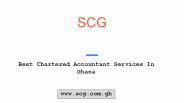 Best Chartered Accountant Services In Ghana