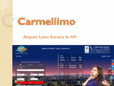 Airport Limo Service In NY | Carmellimo‎