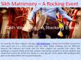 Sikh Matrimony – A Rocking Event PowerPoint PPT Presentation