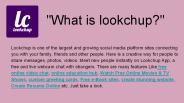 What is Lookchup?