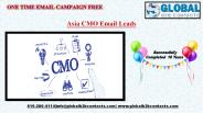 Asia CMO Email Leads