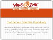 Food Service Franchise Opportunity