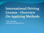Apply for International Driving Permit