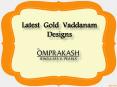 Latest Gold Vaddanam Designs, Gold Waist Chains, Diamond Vaddanam designs – Omprakash Jewellers PowerPoint PPT Presentation
