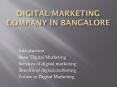 Digital marketing company in bangalore PowerPoint PPT Presentation