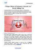 5 Major Effects of Sedentary Lifestyle Are Slowly Killing You (1) PowerPoint PPT Presentation
