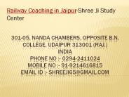 Railway Coaching in Jaipur