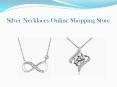 Silver Necklaces Online Shopping Store
