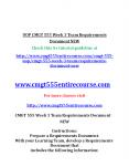 CMGT 555 Week 3 Team Requirements Document NEW PowerPoint PPT Presentation