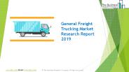 General Freight Trucking Market Statistics And Data