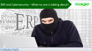 ERP and Cybersecurity – What no one is talking about?