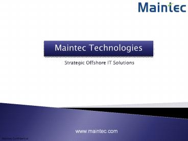Hire-Train-Deploy by Maintec
