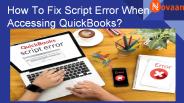 How to fix script error when accessing QuickBooks?