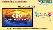 Asia CTO Email Leads