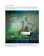 How to get rid of dandruff