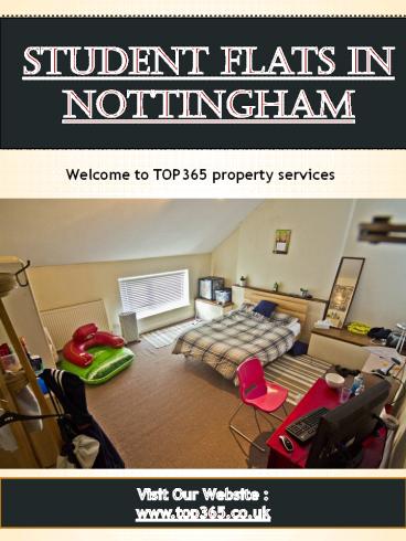 Student Flats In Nottingham