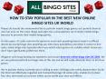 HOW TO STAY POPULAR IN THE BEST NEW ONLINE BINGO SITES UK WORLD PowerPoint PPT Presentation