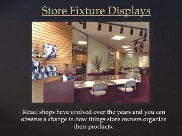 Store Fixture Displays Hawaii