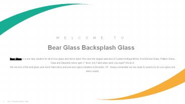 Backsplash Glass in New York - Bear Glass