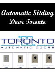 Automatic Sliding Door Toronto