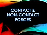 FORCE | CONTACT AND NON-CONTACT FORCES
