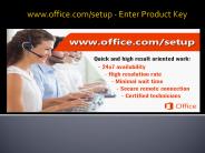 office.com/setup - Enter Product Key