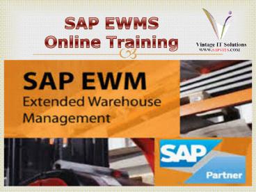 SAP EWM Material PPT