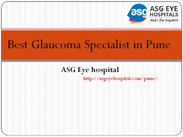Best Glaucoma Specialist in pune
