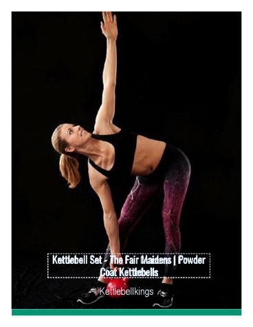 Kettlebell Set - The Fair Maidens | Powder Coat Kettlebells